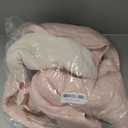 Funlife 4 in 1 Universal Waterproof Anti-Wind Infant Car Seat Cover Integrated Ultra Soft Liner and Winter Carseat Bunting Bag Cover,Pink,0-12M