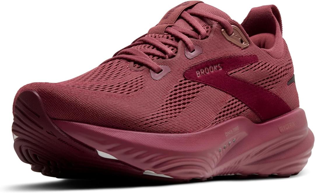 Brooks Womens Glycerin 22 Neutral Running Shoe (6, Berry/Burgundy/Rose)