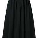 Scarlet Darkness Women Off Shoulder Corset Dress Sweetheart Fishboned Puff Sleeve Renaissance Dress (Black, M)