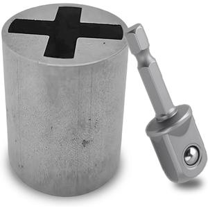 Scissor Jack Adapter, Universal Jack Socket Adapter for Hand Drill, for Scissor Car Jack, Easy Tire Change Tool with a 1/2 in Adapter Bit