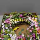 Yawwind 24 Inches Summer Wreaths for Front Door Spring Flower Wreaths Summer Door Wreath Colorful Wildflower Wreath with Daisy Lavender for Window Indoors Outdoor Decor