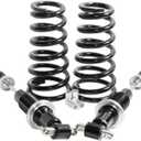 Front Coilover Shock Absorber Strut Pair Set Adjustable 500 lb Springs Compatible for 1973-1977 A-Body 1982-1988 G-Body