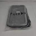 Petskd Top-Expandable Pet Carrier 18x11x11 Inches Delta American United Airline Approved, Soft-Sided Carrier for Small Cats and Dogs with Locking Safety Zippers and Anti-Scratch Mesh(Black)