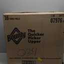 Bounty Paper Towels Quick Size, White, 16 Family Rolls = 40 Regular Rolls (16 Rolls (107 Sheets each))