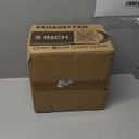 HG Power 8 Inch Kitchen Exhaust Fan, 576CFM Metal Attic Exhaust Fan, Wall Mounted Garage Ventilation Fan, Basement Extractor Fans with Backdraft Damper for Home Office Commercial Use, Silver