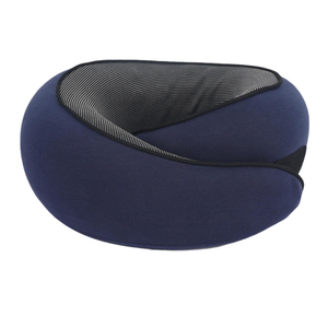 Travel Pillows for Airplanes,2025 New Neck Travel Pillow – Memory Foam Neck Pillow with 360° Support,Compact & Ergonomic for Airplane,Car,Office & Home,Stowable Travel Pillow for Adults (Dark blue)