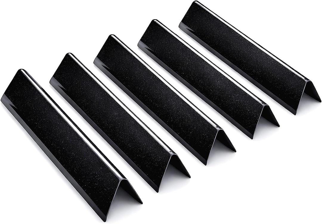 Utheer 7636 Flavorizer Bars for Weber Spirit 300 and Spirit II 300 Series, 15.3 Inch Grill Heat Plates Replacement for E310 E320 E330 S310 S320 S330 Front Control Knobs, 5 Pack