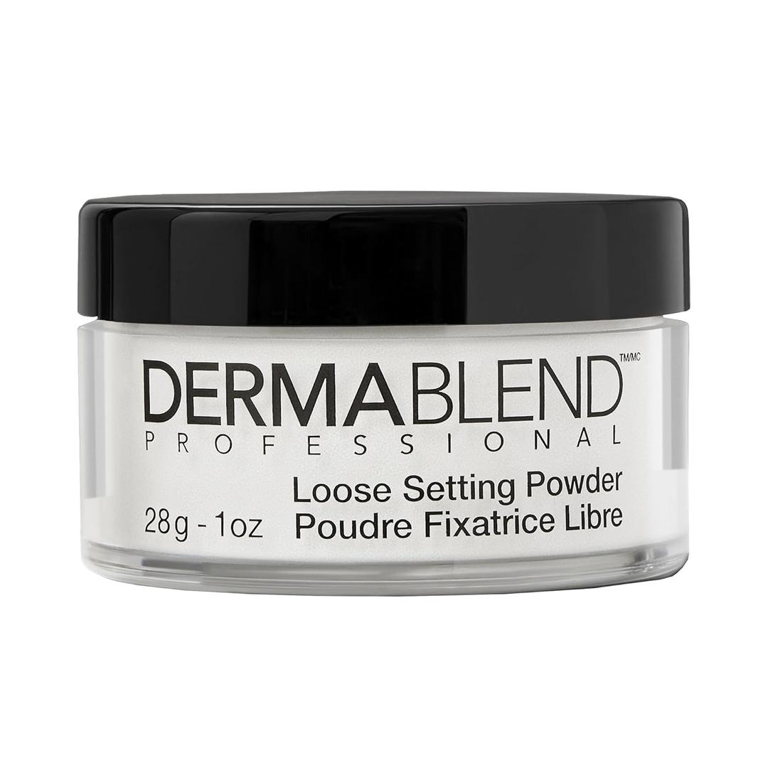Dermablend Loose Setting Powder, Face Powder Makeup & Finishing Powder for Light, Medium & Tan Skin Tones, Original Translucent