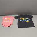 Funnycokid Big Brother Little Sister Matching Outfits Baby Girl Clothes Toddler Boys T-Shirt Announcement Gift ( 3T, 0-3 Months )