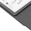Amazon Kindle Scribe Fabric Folio Cover with Magnetic Attach, Sleek Protective Case - Denim (Blue)