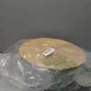 Salad Bowl with Lid, 12" Extra Large Bamboo Fiber Salad Bowl with Servers Set for Kitchen, Nature Bamboo Mixing and Serving Bowl with Lid, Spoon and Fork for Fruits,Salads and Vegetables (White)