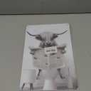 Funny Highland Cow in Bathtub 1 Gang Light Switch Cover Decorative Single Toggle Wall Plate Electrical Switchplate Standard Size Facplate for Kitchen Bathroom Bedroom Decor 5" X 3"