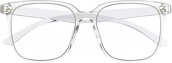 Oversized Blue Light Blocking Glasses for women, Computer Reading, Anti Glare, Reduce Eyestrain
