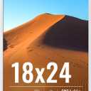 LaVie Home 18x24 Picture Frame for Wall Display, 18x24 White Picture Frame with HD Plexiglas, 18 x 24 Poster Frame 1 Pack, Display Frame for Vertical or Horizontal, Classic Collection