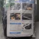 Car Bench Seat Cover for Dogs, Soft-feeling Waterproof Nonslip Pet Back Seat Protector Compatible for F150/GMC Sierra/Tacoma/Ram/Chevrolet Silverado/Tundra Access to Middle Seatbelt Armrest (Black)