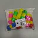 Outus 10 Pieces Railroad Chalk Holder Plastic Adjustable Chalk Clip for Teachers Students Office School Classroom