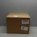 Milk Glass Ceiling Light Fixture - Antique Brass Semi Flush Mount Pendant Light for Kitchen, Hallway, and Bedroom (White, 9 inch)