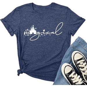 MAXTREE Women Cute Graphic Tees Summer Tee Shirts (M)