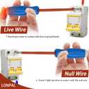 2 Piece 1000V Insulated Magnetic Multi Screwdriver Set - Voltage Tester Screwdriver - Ideal for DIY Enthusiasts and Electricians - with Cushion Grip - Slotted and Phillips Screwdriver Set (PH2&SL5.5)