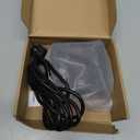 Digital Alarm Clock with 3 USB Charger, SUPERDANNY Desk Charging Station 2 AC Outlets, 6.5ft Cord, Power Strip Surge Protector 1700J, LCD Display, Easy Alarm Setting for Bedroom Dorm Room Hotel, Black