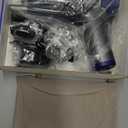 JONYJ Handheld Car Vacuum Cleaner Cordless, 16000PA Hand Held Vacuum Portable, 2 in 1 Air Duster and Mini Vacuum Cleaner Rechargeable with Led, Multi-Nozzles & Washable Filters for Home Office Car Pet (Grey & Blue)