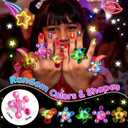 24PCS LED Light Up Fidget Spinner Rings Glow Party Favors Bulk for Kids 4-8 8-12 Summer Goodie Treat Bags Stuffers Pinata Fillers Carnival Prizes Classroom Treasure Box Toys Birthday Return Gifts, Small