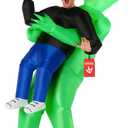 Morph Alien Costume, Inflatable Blow Up Alien Costumes Adult, Halloween Costumes for Adults, Halloween Costume for Men