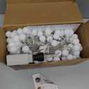 100ft Globe String Lights Indoor Outdoor Waterproof, 200 LED Christmas fairy Lights Plug in with Remote, Connectable Hanging Lights for Bedroom Classroom Camping Patio Wedding Garden Decor, Warm White