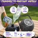 Bubble Machine - Halloween Bubble Maker for Kids with Big Bubbles Design, Multi-Color LED Light, 20oz CapacityUSB-C Rechargeable - Outdoor Toys for Toddlers Ages 3+ Boys Girls Party Birthday Gift