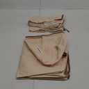 Comforter Storage Bag - 2 Pack Canvas Organizer bags for King/Queen Comforters, Pillows, Blankets, Bedding/Quilt, Blanket, Duvet, Mothproof Space Saver; XL Large Folding Organizers, 24"x14"x14"