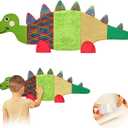 ODOXIA Sensory Wall Panel | Sequin Busy Board for Sensory Room and Daycare | Montessori Toys and Activity | Autism Mats and Squares for Toddlers and Kids (Dinosaur)