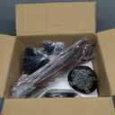 Depuley 2 Pack Ceiling Fans with Lights: 42-Inch Walnut Flush Mount Low Profile Ceiling Fan for Bedroom Living Room - 3 Blades Dimmable Indoor Outdoor Fans with Remote APP Control Ultra Quiet DC Motor Black