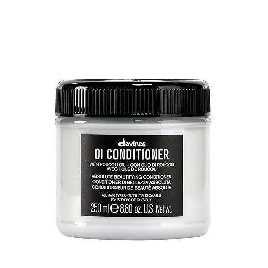 Davines OI Conditioner, Rich Creamy Hydrating Conditioner for All Hair Types  Accelerates Drying, Protects Structure & Adds Shine with Antioxidant Roucou Oil  Softens & Detangles, 8.45 Fl Oz