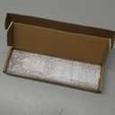 9.5 Large Acrylic Straw Holder for Cabinet Door - Reusable Tumbler Straw Organizer Storage, Small Kitchen Accessories Container, Ultra Sticky Cupboard Door Mounted (Transparent)