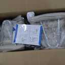 Efomao Big and Tall Office Chair 400lbs  PU Leather Executive Office Chair with Lumbar Support & Leg Rest, Heavy-Duty Computer Chair for Home Office, Dark Beige