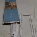 Whitmor 4 Tier 20 Pair Floor Shoe Rack - White
