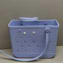 BOGG BAG Medium Tote – 15” x 12.5” x 5” – Durable, Washable, Tip-proof – Beach, Pool, Boat, Work, Sports (Carolina on My Mind)