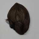 QUEENTAS Short Hair Wigs for Women Brown Pixie Bob Wig Pixie Cut Wig for Women Synthetic Hair Wigs with Bangs (Brown Mixed Blonde)
