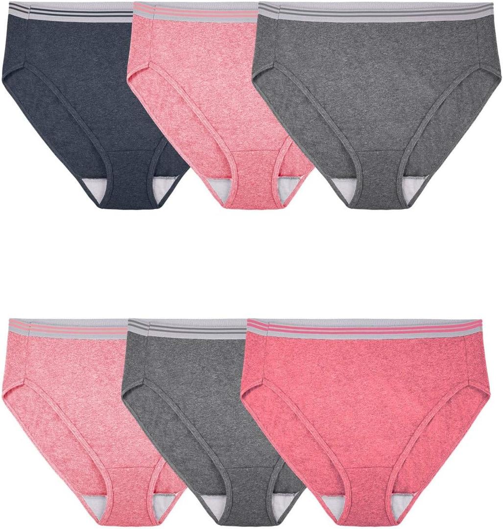 Fruit of the Loom Women's Plus Size Underwear, Fit for Me, Designed to Fit Your Curves (9)