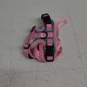 rabbitgoo Cat Harness and Leash Set, Escape Proof Soft Adjustable Vest Harnesses for Outdoor Walking, Easy Control Breathable Kitten Jacket with Reflective Strips, Green & Pink, XXS