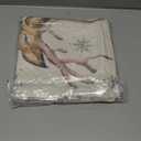 AVOIN colorlife Christmas Snowman Reindeer Gloves Eucalyptus Throw Pillow Covers, 18 x 18 Inch Winter Holiday Stripes Cushion Case Decoration for Sofa Couch Set of 4 (Grey)