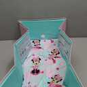 Disney Baby Minnie Mouse Tuckaway Toddler Folding Tub, Converts Shower to Bathtub, Folds to Store, Easy to Clean, Portable Baby Bathtub for Travel, 12M-5Y (29.7"L x 15.5"W x 8.2"H)