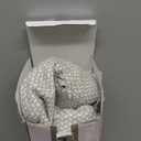 Tinkerz Pregnancy Pillow for Sleeping Memory Foam Pillow for Side Sleeper, Maternity Pillow Support for Back, Belly, Hips for Pregnant Women (Grey)