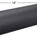 LCGP 2.5 Inch Inlet Exhaust Tip, 2.5" Inlet x 4" Outlet x 18" Overall Length Weld On Universal Stainless Steel Black Diesel Exhaust Tailpipe 2 Pcs