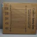 Cumbor 29.7"-40.6" Baby Gate for Stairs, Mom's Choice Awards Winner-Dog Gates for Doorways, Pressure Mounted Auto-Close Pet Gates for Dogs Indoor, Safety Child Gate with Easy Walk Thru Door, Gray