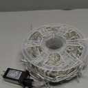 JMEXSUSS 400 LED Christmas Lights Indoor Outdoor, 132 ft Warm White String Lights Plug in with Remote, 8 Modes Twinkle Christmas Tree Lights for Bedroom Outside Patio Home Party Xmas Holiday Decor