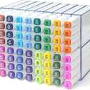 Vowcarol Clear Acrylic Marker Organizer, Marker Holder 18 Slot for 72 Markers- 1 Pack