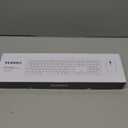 seenda Wireless Keyboard and Mouse Combo, Rechargeable Quiet Keyboard Mouse, Sleek and Ultra Thin Design, Full-Size with Number Pad for Windows, Laptop, PC, Notebook, Desktop- Silver and White