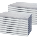 Garage Door Insulation Kit, Easy to Cut and Install Garage Insulation Panels, Double Bubble Reflective Insulation Kit with Adhesive Tape, Noise-reducing and Damp Proof