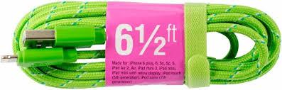 Cell Candy Fast Charging And Sync Cable Apple Lightning 6.5 Ft
